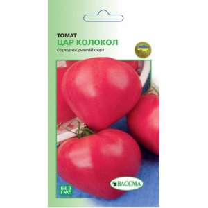 Цар Колокол - томат індетермінатний, 0,1 г насіння, ТМ Вассма фото, цiна